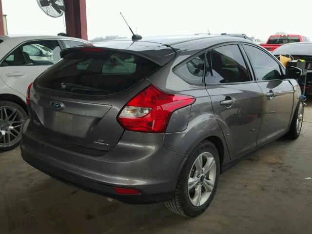 1FADP3K20EL223647 - 2014 FORD FOCUS SE GRAY photo 4