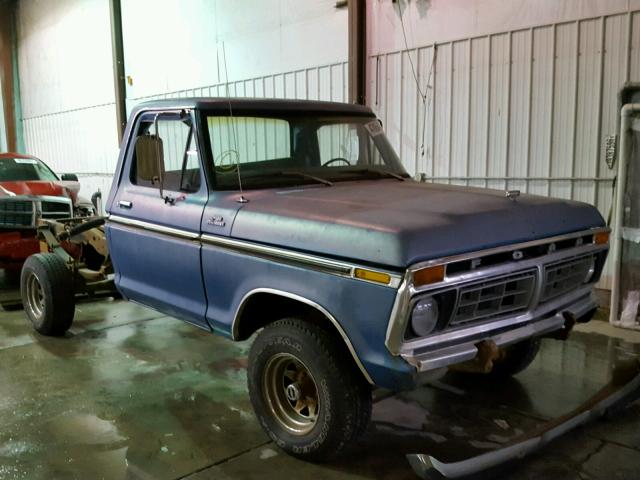 F14SCY03993 - 1977 FORD F150 BLUE photo 1