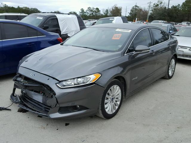 3FA6P0LUXGR376600 - 2016 FORD FUSION SE CHARCOAL photo 2
