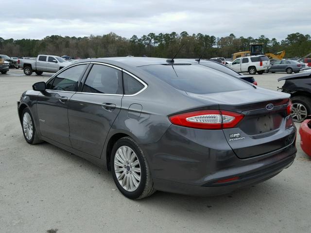 3FA6P0LUXGR376600 - 2016 FORD FUSION SE CHARCOAL photo 3