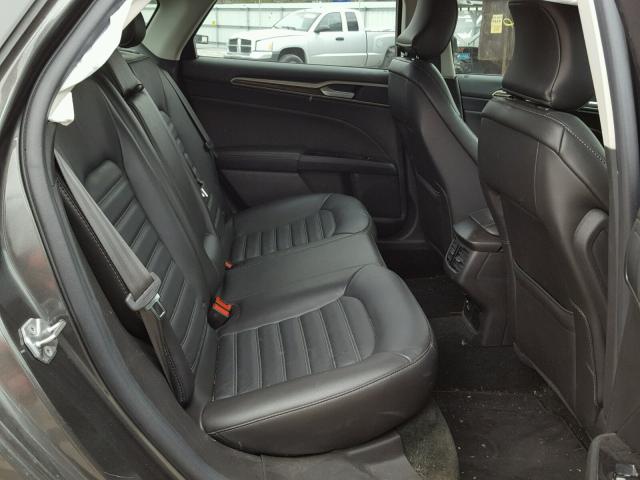 3FA6P0LUXGR376600 - 2016 FORD FUSION SE CHARCOAL photo 6