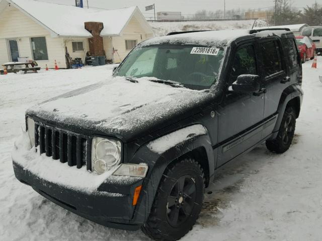 1J8GN28K39W514669 - 2009 JEEP LIBERTY SP BLACK photo 2