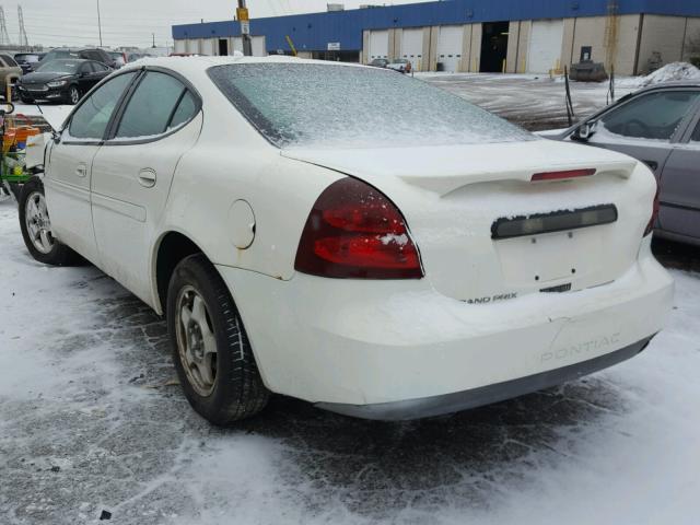 2G2WP522551243420 - 2005 PONTIAC GRAND PRIX WHITE photo 3