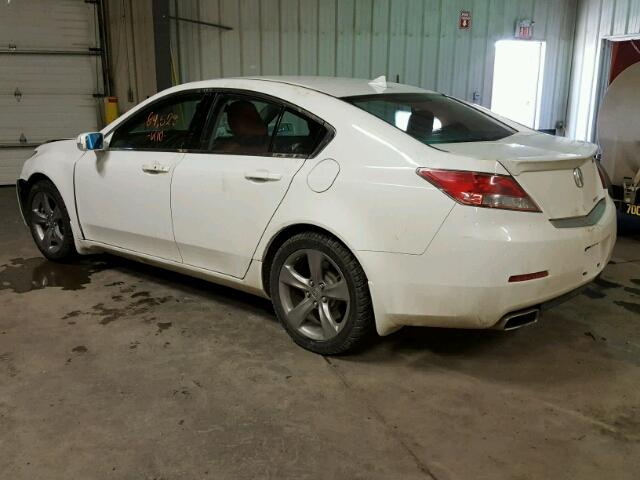 19UUA9F5XDA800747 - 2013 ACURA TL TECH WHITE photo 3
