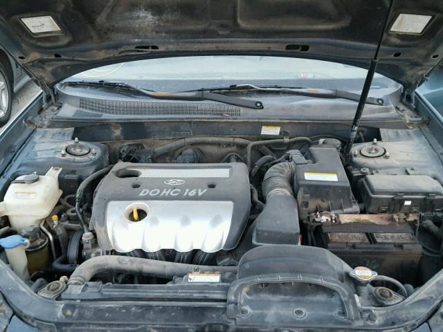 5NPEU46C96H134262 - 2006 HYUNDAI SONATA GLS BLUE photo 7