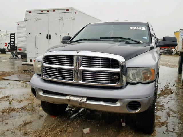 1D7KU28D24J143280 - 2004 DODGE RAM 2500 S ვერცხლისფერი ფოტო 10