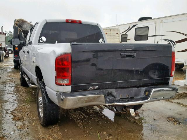1D7KU28D24J143280 - 2004 DODGE RAM 2500 S ვერცხლისფერი ფოტო 3