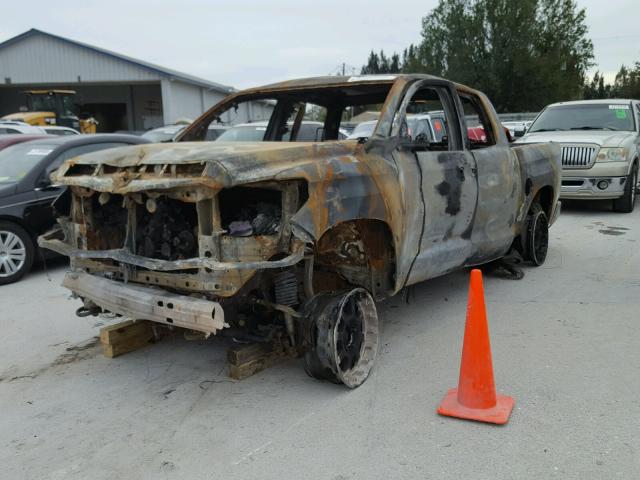 5TFUM5F13EX050862 - 2014 TOYOTA TUNDRA DOU BURN photo 2