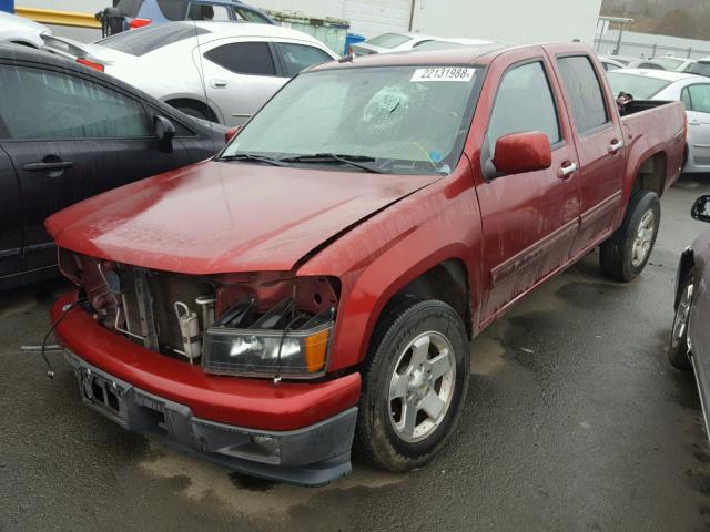 1GCDSCD98A8113252 - 2010 CHEVROLET COLORADO L MAROON photo 2