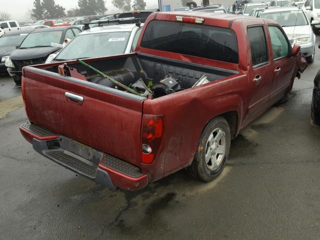 1GCDSCD98A8113252 - 2010 CHEVROLET COLORADO L MAROON photo 4