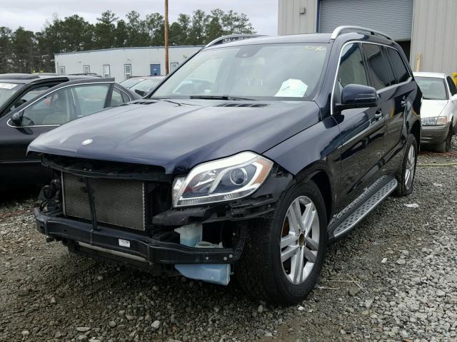 4JGDF7CE3EA335413 - 2014 MERCEDES-BENZ GL 450 4MA BLUE photo 2