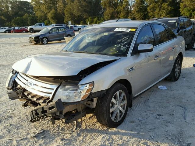 1FAHP24W48G135404 - 2008 FORD TAURUS SEL SILVER photo 2