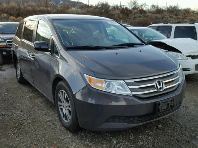 5FNRL5H45CB047968 - 2012 HONDA ODYSSEY EX SILVER photo 1