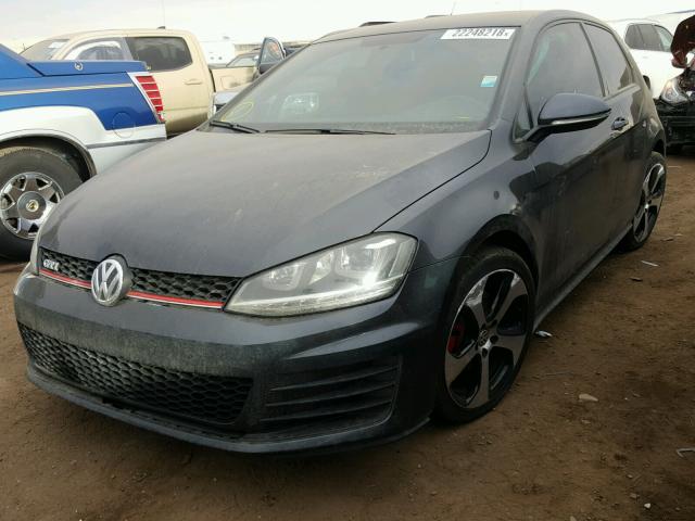 3VWYT7AU5FM032904 - 2015 VOLKSWAGEN GTI GRAY photo 2