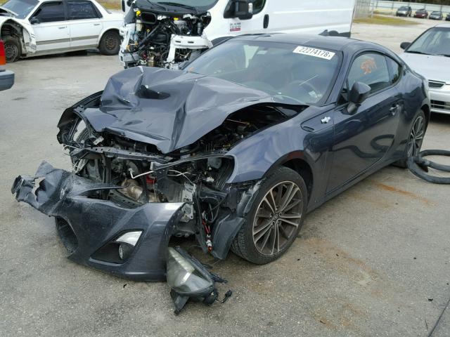 JF1ZNAA13D1715799 - 2013 TOYOTA SCION FR-S BLACK photo 2