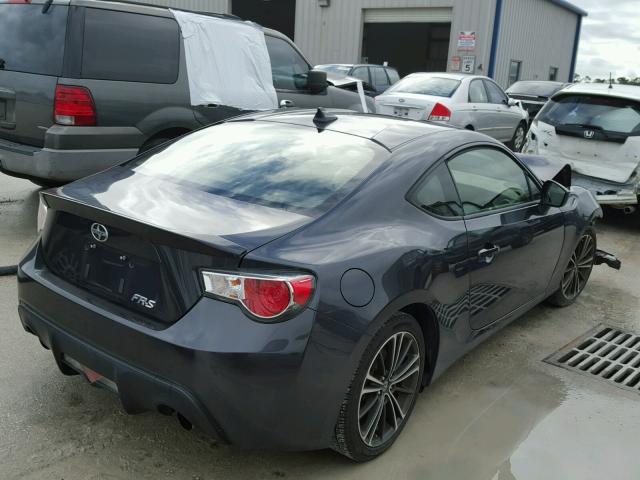 JF1ZNAA13D1715799 - 2013 TOYOTA SCION FR-S BLACK photo 4