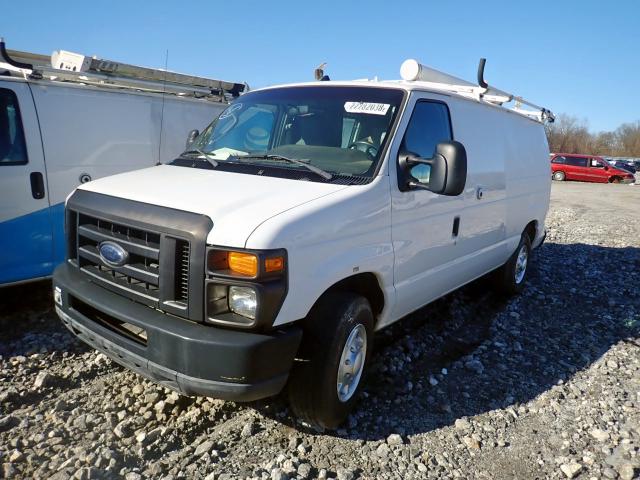 1FTNE2EL4BDA10418 - 2011 FORD ECONOLINE WHITE photo 2