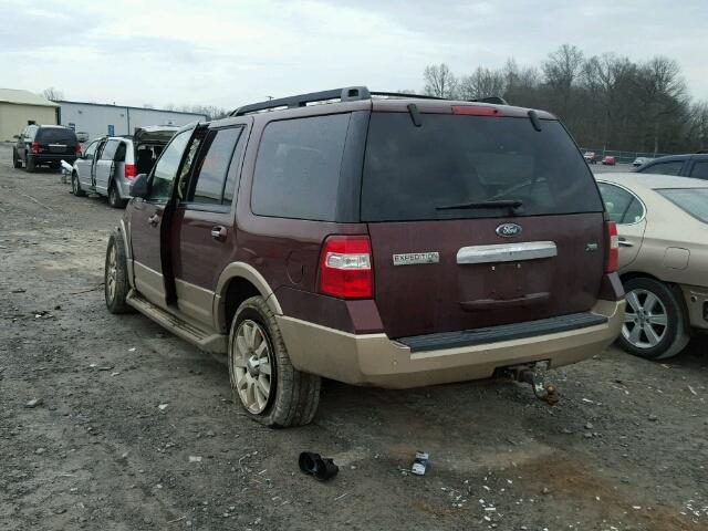 1FMJU1H54BEF27619 - 2011 FORD EXPEDITION BURGUNDY photo 3