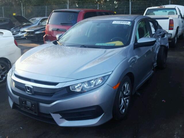 19XFC2F50GE052522 - 2016 HONDA CIVIC LX SILVER photo 2