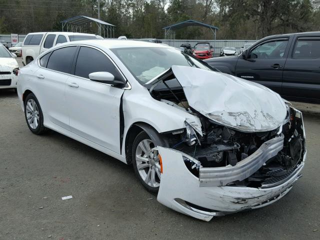 1C3CCCAB6FN669198 - 2015 CHRYSLER 200 LIMITE WHITE photo 1