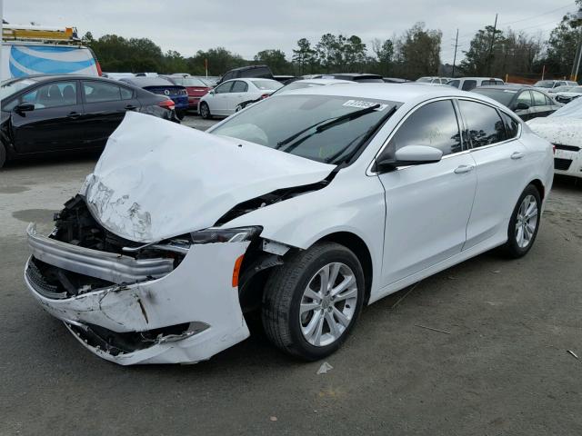 1C3CCCAB6FN669198 - 2015 CHRYSLER 200 LIMITE WHITE photo 2