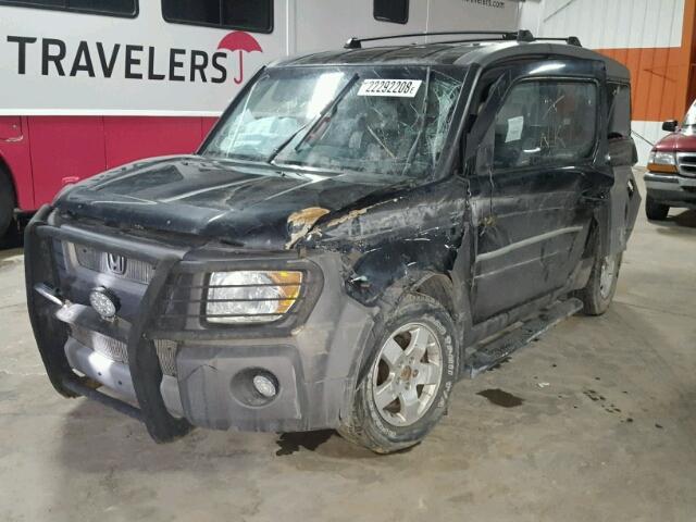 5J6YH28563L800872 - 2003 HONDA ELEMENT EX BLACK photo 2