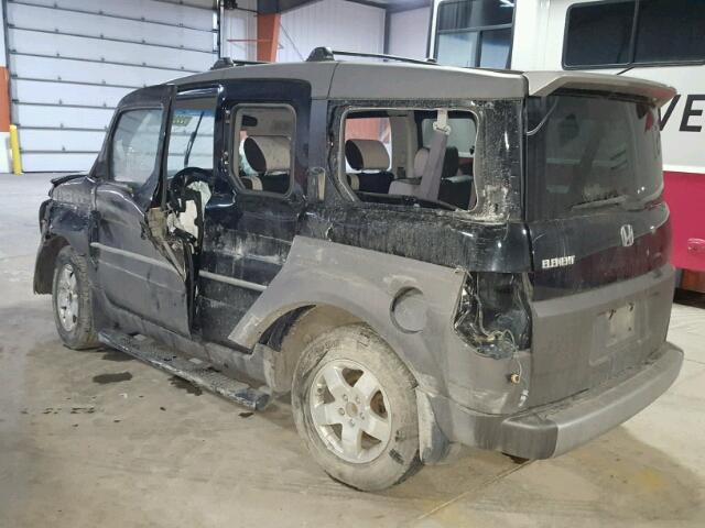 5J6YH28563L800872 - 2003 HONDA ELEMENT EX BLACK photo 3