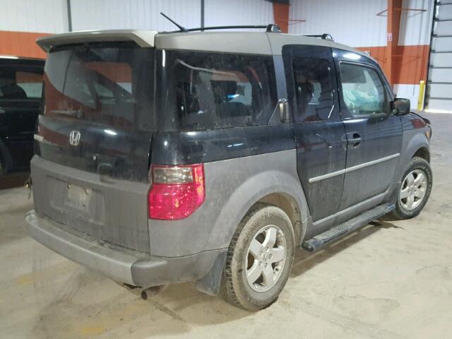 5J6YH28563L800872 - 2003 HONDA ELEMENT EX BLACK photo 4