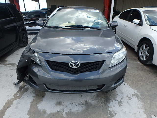 2T1BU40E39C120054 - 2009 TOYOTA COROLLA/S/ GRAY photo 10