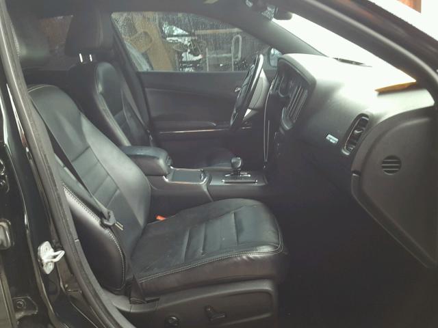 2C3CDXHG8DH537202 - 2013 DODGE CHARGER SX BLACK photo 5