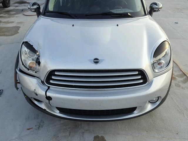 WMWZB3C59BWH94572 - 2011 MINI COOPER COU SILVER photo 7