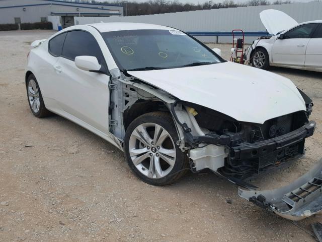 KMHHT6KD7CU067992 - 2012 HYUNDAI GENESIS CO WHITE photo 1