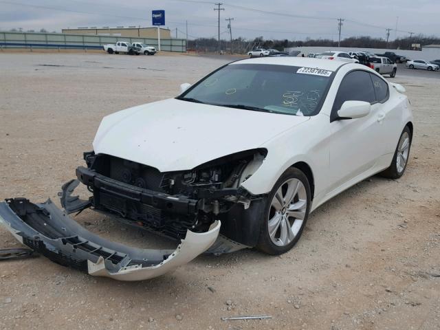 KMHHT6KD7CU067992 - 2012 HYUNDAI GENESIS CO WHITE photo 2