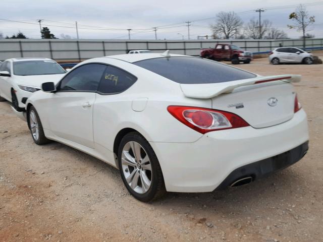 KMHHT6KD7CU067992 - 2012 HYUNDAI GENESIS CO WHITE photo 3