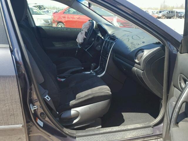 1YVHP80C475M50698 - 2007 MAZDA 6 I შავი ფოტო 5