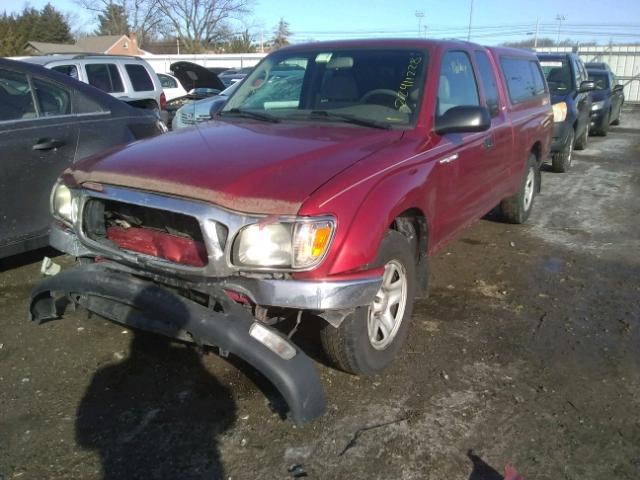 5TEVL52N34Z433143 - 2004 TOYOTA TACOMA XTR RED photo 2