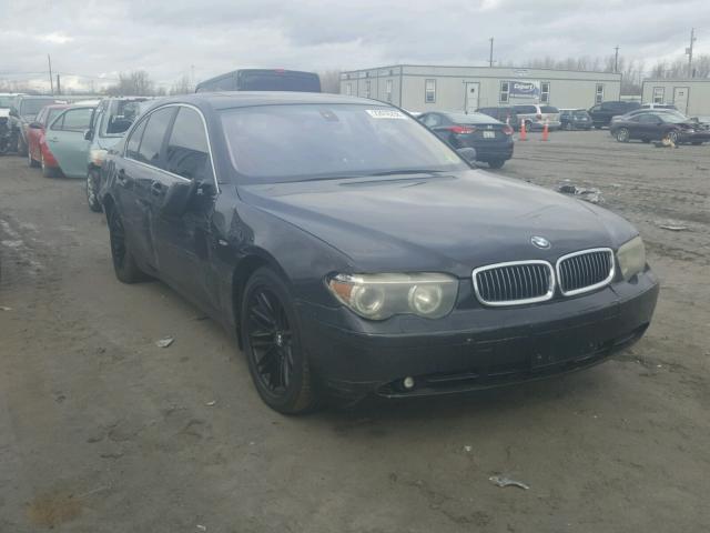 WBAGL63534DP72567 - 2004 BMW 745 I BLACK photo 1