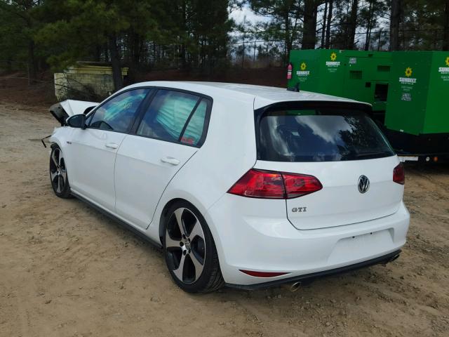3VW5T7AU2HM076705 - 2017 VOLKSWAGEN GTI S Ağ foto 3