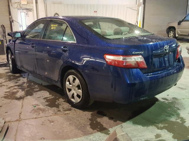 4T4BE46K29R098319 - 2009 TOYOTA CAMRY BASE BLUE photo 3