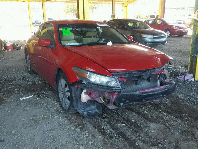 1HGCS1B71AA002165 - 2010 HONDA ACCORD EX RED photo 1