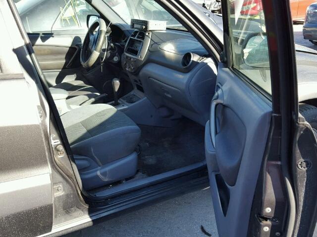 JTEGH20V330114699 - 2003 TOYOTA RAV4 GRAY photo 5