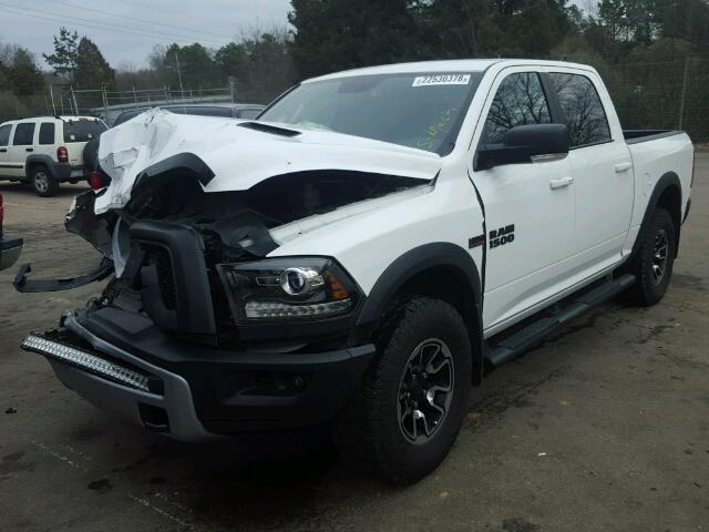 1C6RR7YT8GS350261 - 2016 RAM 1500 REBEL WHITE photo 2