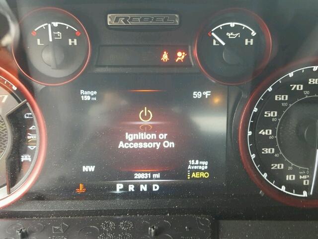 1C6RR7YT8GS350261 - 2016 RAM 1500 REBEL თეთრი ფოტო 8