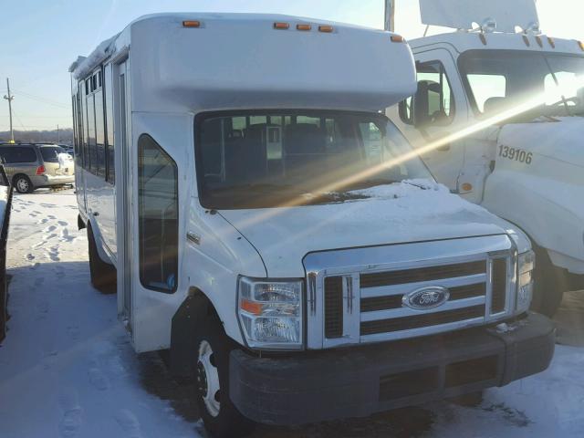 1FDFE4FS0BDB00490 - 2011 FORD ECONOLINE WHITE photo 1