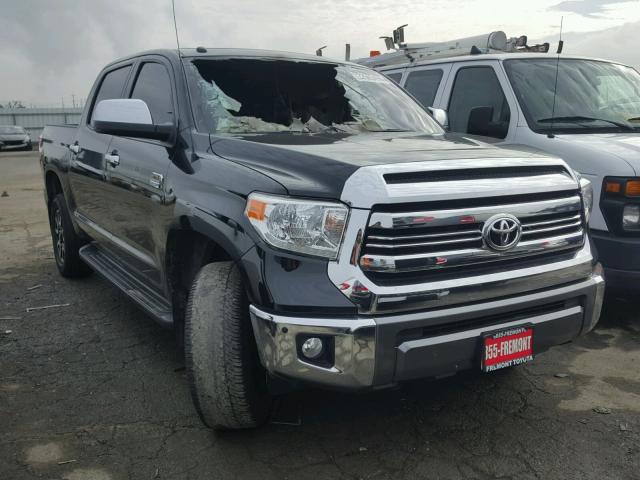 5TFAY5F11GX539805 - 2016 TOYOTA TUNDRA CRE BLACK photo 1