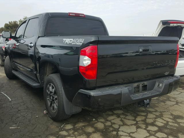 5TFAY5F11GX539805 - 2016 TOYOTA TUNDRA CRE BLACK photo 3