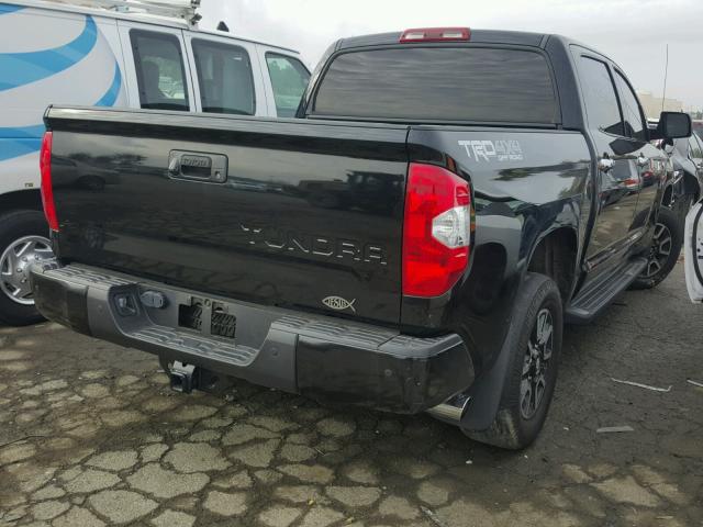 5TFAY5F11GX539805 - 2016 TOYOTA TUNDRA CRE BLACK photo 4