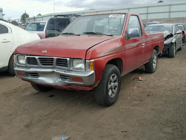 1N6SD11S0VC427491 - 1997 NISSAN TRUCK BASE RED photo 2