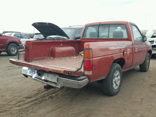 1N6SD11S0VC427491 - 1997 NISSAN TRUCK BASE RED photo 4