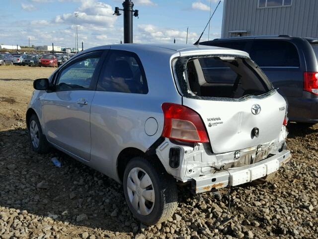 JTDJT923575095093 - 2007 TOYOTA YARIS SILVER photo 3